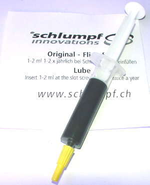 syringe for lubrication